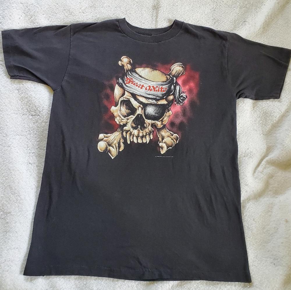 Great White Bite Back Tour Vtg 1988 T-Shirt, Sz XL